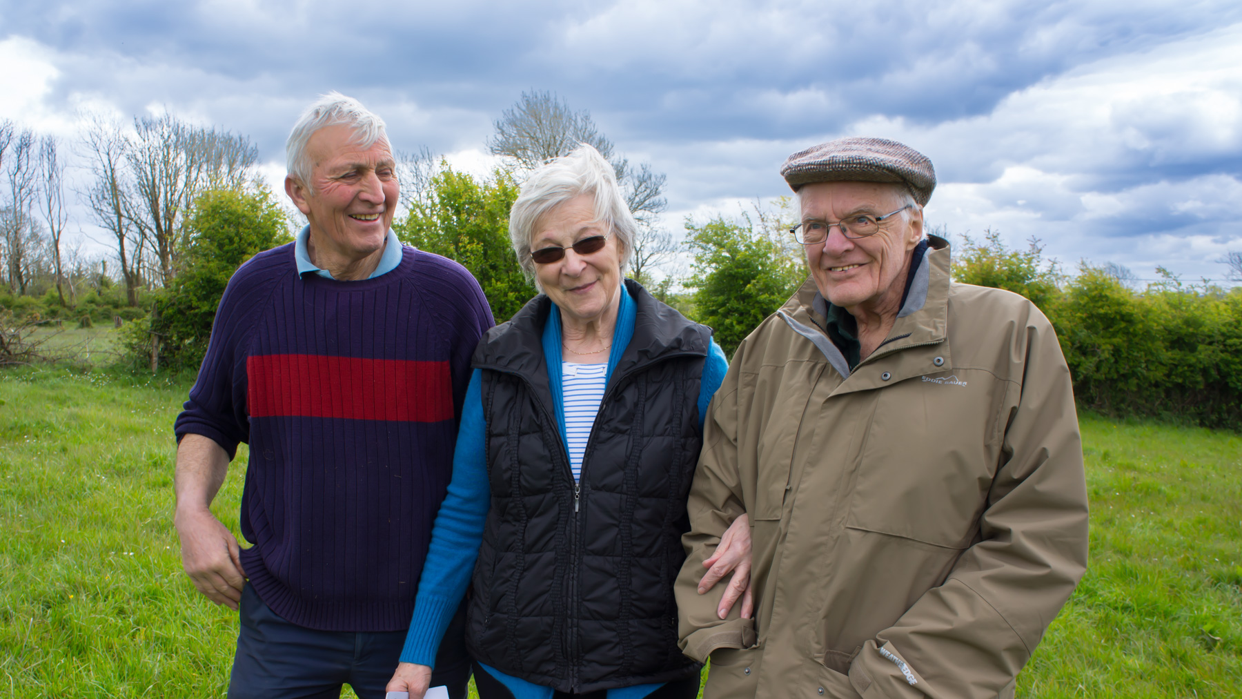 Paki, Maureen, and Jim in Rushestown